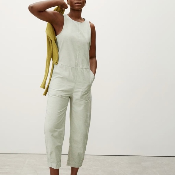 EVERLANE The Fatigue Jumpsuit in Pastel Green 6 - Picture 1 of 7